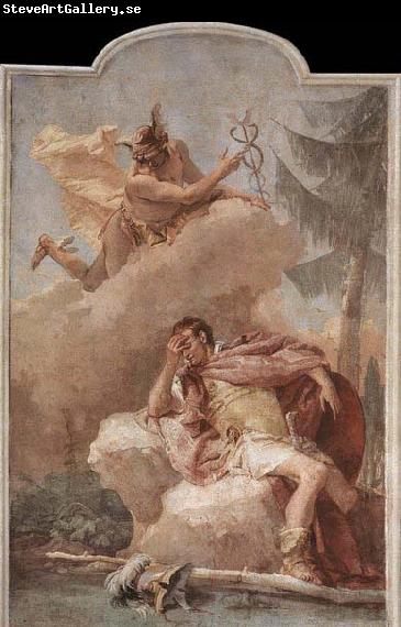TIEPOLO, Giovanni Domenico Mercury Appearing to Aeneas